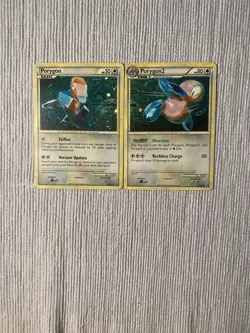 Pokemon TCG HeartGold And SoulSilver Porygon And Porygon 2 Promo Cards LP - Image 1