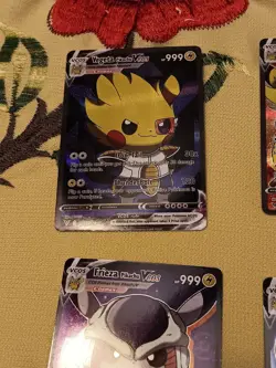 6 Pikachu Pokemon Card Holo GX VSTAR VMAX GX EX Cosplay Art - Image 2