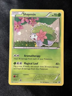 SHAYMIN XY188 HOLO PROMO BLACK STAR POKEMON CARD NM - Image 1