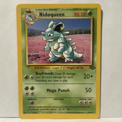 Pokemon TCG Jungle Nidoqueen Card 23/64 Non-Holo Rare, Near Mint Condition - Image 1