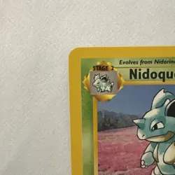 Pokemon TCG Jungle Nidoqueen Card 23/64 Non-Holo Rare, Near Mint Condition - Image 2