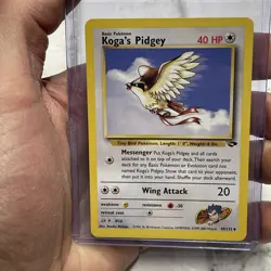 Pokemon TCG Koga's Pidgey Card 49/132 Gym Challenge NM/MT Uncommon Vintage WOTC - Image 1