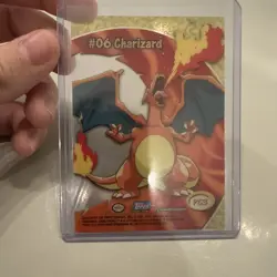 2000 Topps Pokemon TV Animation Series 2 #PC3 Charizard #06 Clear Card - Image 2