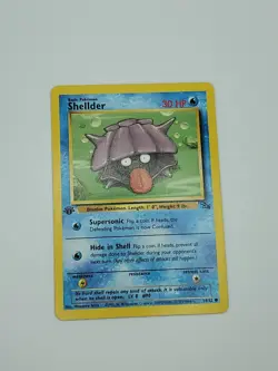 Shellder 54/62 1st edition Fossil Set Pokemon Card - Image 1
