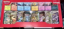 Pokemon TCG - Prismatic Evolutions 8 Mini-Tins w Promo Cards - Costco Exclusive - Image 1