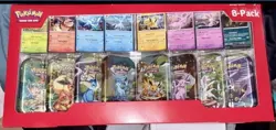 Pokemon TCG - Prismatic Evolutions 8 Mini-Tins w Promo Cards - Costco Exclusive - Image 3