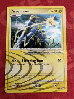 Arceus HOLO RARE AR6 Pokemon Card Platinum Arceus Legend TCG NM 2009 - Image 1