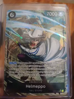 Helmeppo OP11-092 SR Alt Art A Fist Of Divine Speed One Piece Card Game English - Image 1