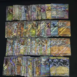 Pokemon Bulk Lot 200 ex RR Double Rare Japanese Card TCG Glaceon Reshiram SQ A2 - Image 1