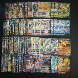 200 Lot Pokemon TCG Chinese Card RR RRR VMAX Flareon Mewtoo Charizard SQ #6 - Image 1