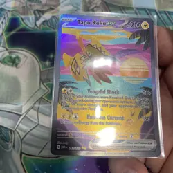 Tapu Koko ex - 247/182 - Pokemon Paradox Rift Special Illustration Rare Card NM - Image 4