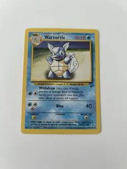 Wartortle 63/130 Base Set 2 Pokemon Card NM - Image 1