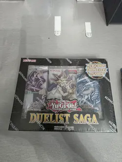 2017 Yu-Gi-Oh! Duelist Saga Sealed Box w/ 3 5-Foil Card Packs (404361) - Image 1