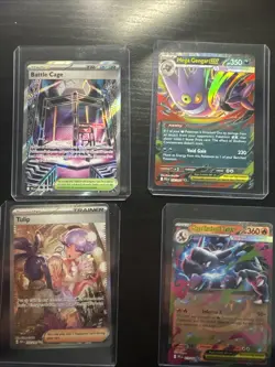 Pokemon Cards Bundle Gengar Charzard Tulip And Battle Cage - Image 1
