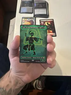 Toph, the First Metalbender (Borderless) (Neon Ink Foil) - Image 1