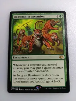 MTG Beastmaster Ascension 186/337 Commander 2014 Regular NM - Image 1