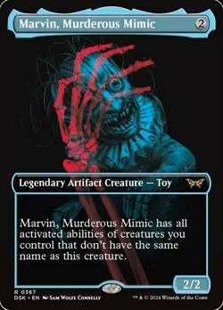 MTG Marvin, Murderous Mimic - Foil - Showcase, NM-Mint, English Duskmourn: House - Image 1