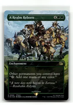 A Realm Reborn (Borderless) (Chocobo Track Foil) 566 Foil R FINAL FANTASY - Image 1