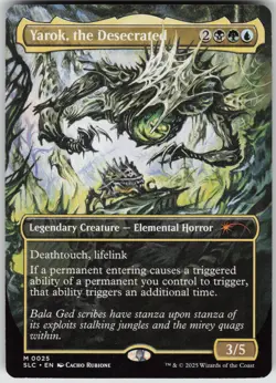 MTG Yarok, the Desecrated Normal NM Secret Lair Countdown Kit Magic 25 - Image 1