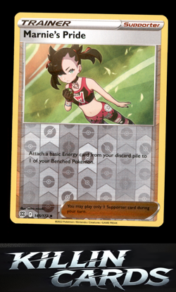 Reverse Holofoil Marnie's Pride 145/172 Pokemon Uncommon SWSH09: Brilliant Stars - Image 1