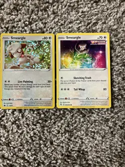 Pokemon TCG Smeargle 15/15 McDonald's 2022 Promo With Extra Smeargle 209/264 - Image 1