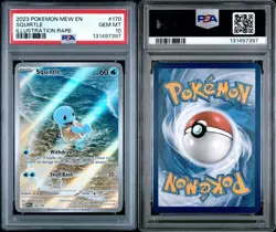PSA 10 Squirtle #170 Pokemon 151 English 2023 - Image 3