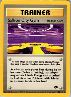 Saffron City Gym Gym Challenge Uncommon LP Pokemon 122/132 Unlimited - Image 1