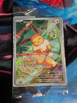 Eevee Promo Prismatic Evolutions Pokemon Center Stamped Sealed 173 - Image 1