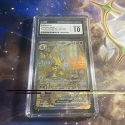 CGC 10 Alakazam ex SIR 201/165 Special Illustration Rare 151 Pokemon - Image 1