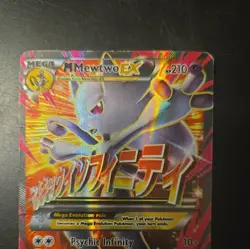 Pokemon TCG XY: Breakthrough M Mewtwo EX Holo Ultra Rare 160/162 - Image 2