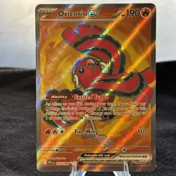 Oricorio EX 110/094 Phantasmal Flames Ultra Rare Full Art Pokemon TCG NM English - Image 1
