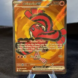 Oricorio EX 110/094 Phantasmal Flames Ultra Rare Full Art Pokemon TCG NM English - Image 2