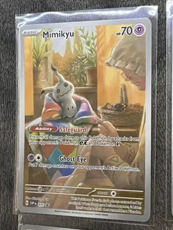 1x Pokemon Mimikyu Black Star Promo SVP 075 M/NM - Image 1