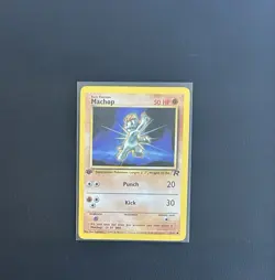 Machop 59/82 Team Rocket Regular 1st Edition Pokemon - Image 1