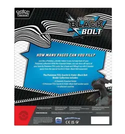 Pokemon Scarlet and Violet Black Bolt Binder Collection - Image 3