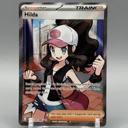 Pokemon TCG Hilda 164/086 - SV: White Flare Full Art Ultra Rare Holo NM - Image 1