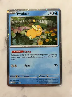 Pokemon TCG | Psyduck MEP 007 Mega Evolution Black Star Promo - Image 1