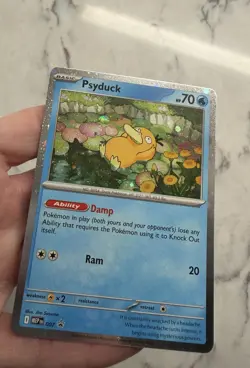 Pokemon TCG | Psyduck MEP 007 Mega Evolution Black Star Promo - Image 3