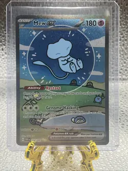 Pokemon TCG Paldean Fates Bubble Mew EX 232/091 Special Illustration Rare SIR NM - Image 1