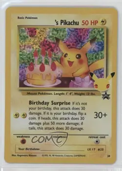 _____'s Pikachu (Wizards Black Star Promo) Pokemon Celebrations #24 - Image 1