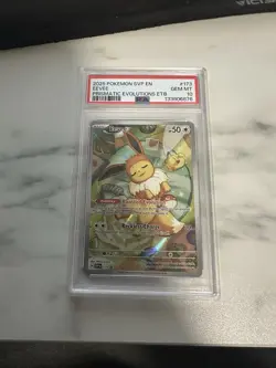 Pokemon Prismatic Evolutions ETB Promo Eevee #173 PSA 10 Fresh Cert - Image 1