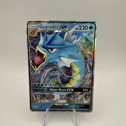 2019 Pokemon Sun & Moon Hidden Fates Gyarados GX Holo #16/68 - Image 1