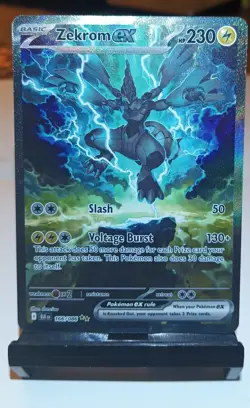 Zekrom EX 166/086 Special Illustration Rare Pokemon TCG Black Bolt Eng. M/NM - Image 1