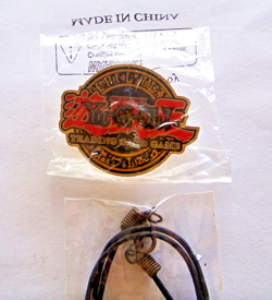 Yu Gi Oh! Trading Card Game Duelist League Lapel Pin & Necklace Combo VTG 1996 - Image 2