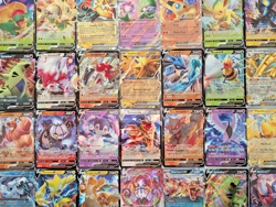 Official Pokemon 100 Card Lot w/ Guaranteed EX/V/VSTAR/VMAX or Better! - Image 1