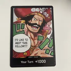 DON!! Card (Gol D. Roger) OP13 - Carrying On His Will Foil - One Piece TCG - Image 1