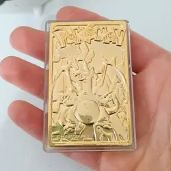 1999 23K Gold Plated Togepi Burger King Pokemon Card & Pokeball READ - Image 3