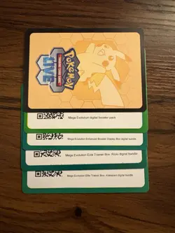 95 x Mega Evolution Pokemon TCG Live Code Cards (sent via eBay message) - Image 1
