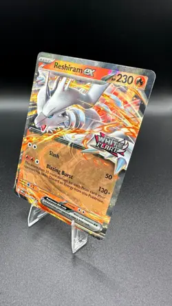 Pokemon Reshiram ex 020/086 White Flare Stamp Promo Holo Double Rare DR TCG Card - Image 3