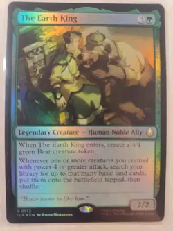Foil The Earth King NM MTG: Avatar MTG - Image 1